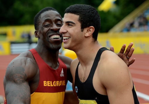 STAR: Adam Gemili is the undisputed British number one this season following his 10.05 second win at the World Junior Championships (Getty Images/Aviva Athletics)  