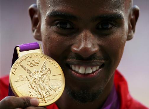 RELAXING: Mo Farah allowed himself some freedom, but insisted he won't be taking his foot off the gas too much