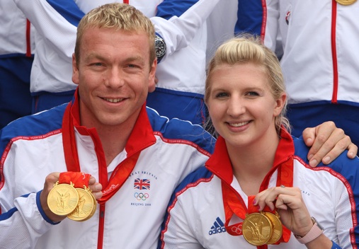 Rebecca Adlington OBE and Sir Chris Hoy