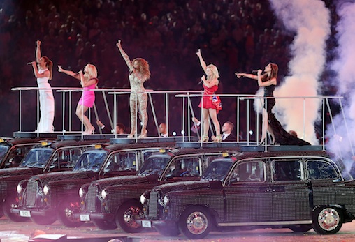 REFORMED: The Spice Girls were among the musical acts in a night that celebrated British music