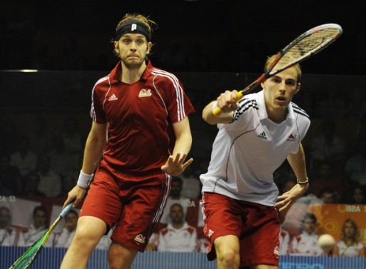 FORGOTTEN STARS: England's James Willstrop and Nick Matthew are ranked number one and two in the world squash rankings but it's Olympic recognition the sport is wishing for this Christmas (Reuters)  