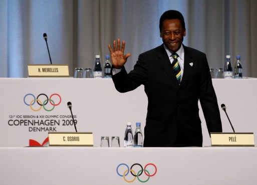 SETTING AN EXAMPLE: Football legend Pele was full of praise for London 2012, and believes Rio 2016 has a tough act to follow