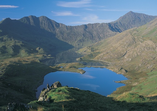 SUMMIT: At an altitude of 1085 metres (3560 ft), Snowdon, part of Snowdonia National Park, is the highest point of the UK outside Scotland - the flame visits of May 26th 