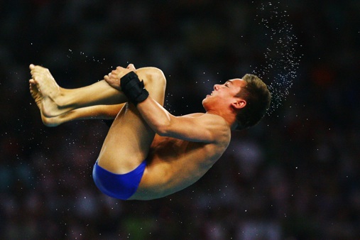 IN A SPIN: Tom Daley can't wait to get going at London 2012